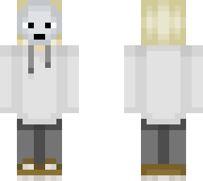 white hoodie w mask
