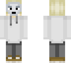 white hoodie w mask edit edit