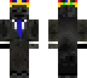 wither skeleton with crown