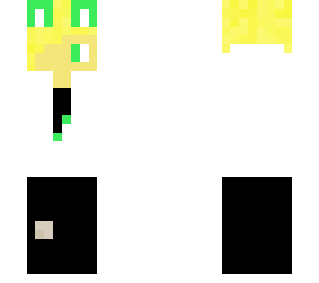 yellow wolf boy minecraft skin