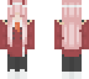 zero two w/ closed eyes