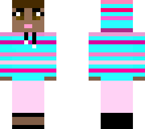 #7 pink and blue