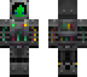 a small alien in robot body - i named it bob