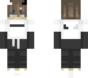black white horn #1 enderchest series skin #2