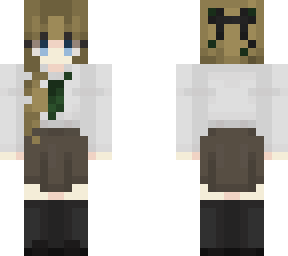 blonde school girl