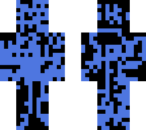 blue and black