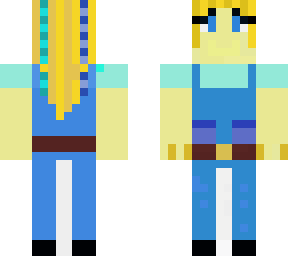 blue girl