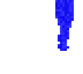 blue hair help make a skin