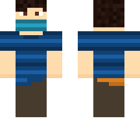 blue shirt facemask