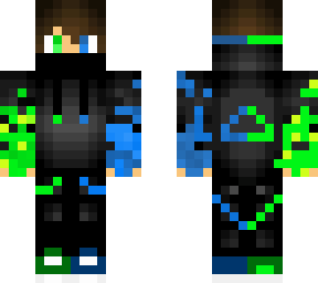 chico verde y azul