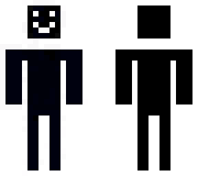 clean black and white with smiley face