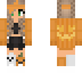cool girl pumpkin