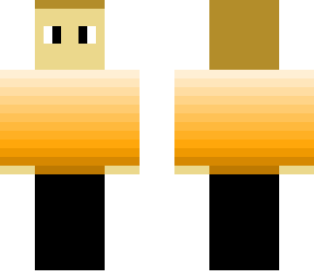cool orange fading shirt guy