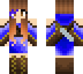 cute blue medieval girl not mine just an edit