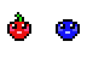 cute cherry+blueberry
