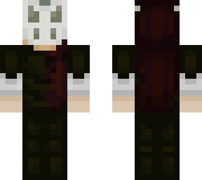 dragon skull mask & armor (white shirt)