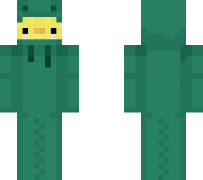 frog in a duck onesie