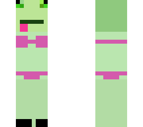 frog with bikini