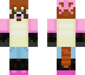 girl red panda