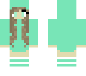 girl w/ cute emerald hoodie