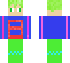 green hair boy