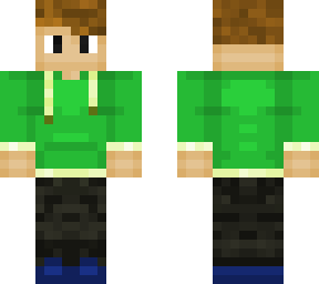 green hoodie simple