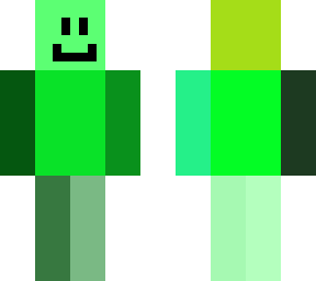 green man with face  (comment!!)