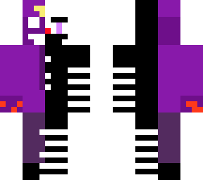 half purple guy half puppet