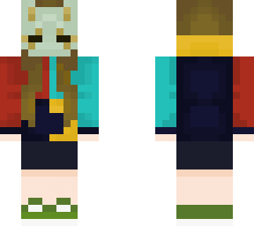 kitsune mask girl