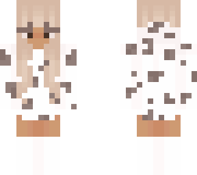 mixed / tan / lightskinned cow outfit