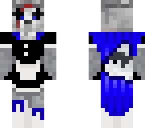 my boyfriends skin but in  maid dress :))