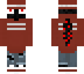 my friend's skin   (godzilla in a hoodie)