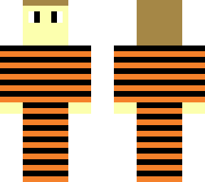 orange pajama boy