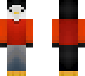 penguin boi agian but this time with a nice shirt