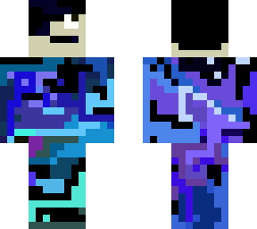 purple and blue