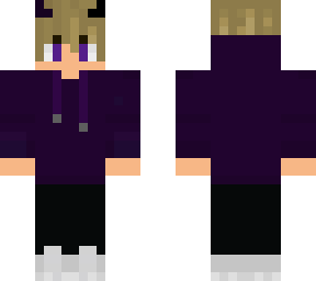 purple blonde purple eyes