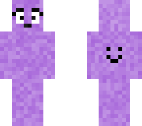 purple smile