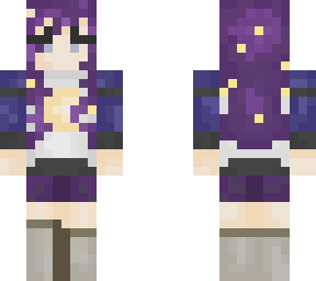 purple star girl