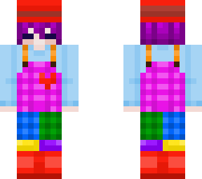 rainbow dungarees