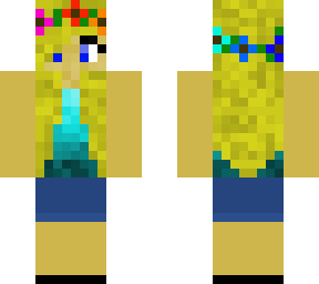 rainbow flower summer girl