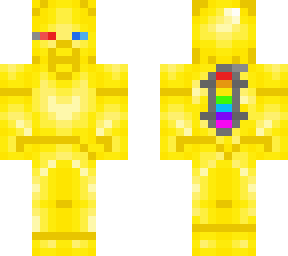 rainbow yellow steve