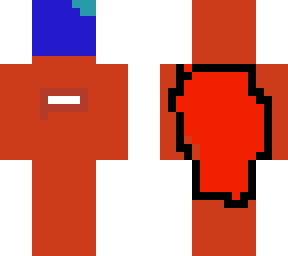 red character with supreme logo