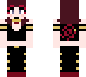 rosesbleedichor red black slim