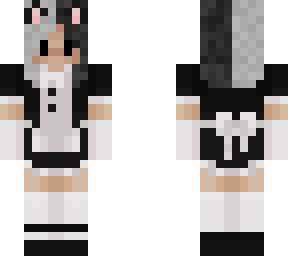 split dye maid dress
