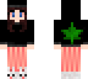 stoner girl dark brown hair