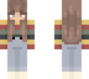 striped sweater girl