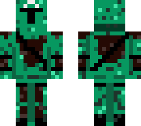 teal mandalorian skin