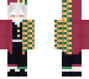 tomioka (with white hair)