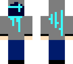 undead robot mask w/ hoodie
