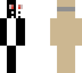 white and black